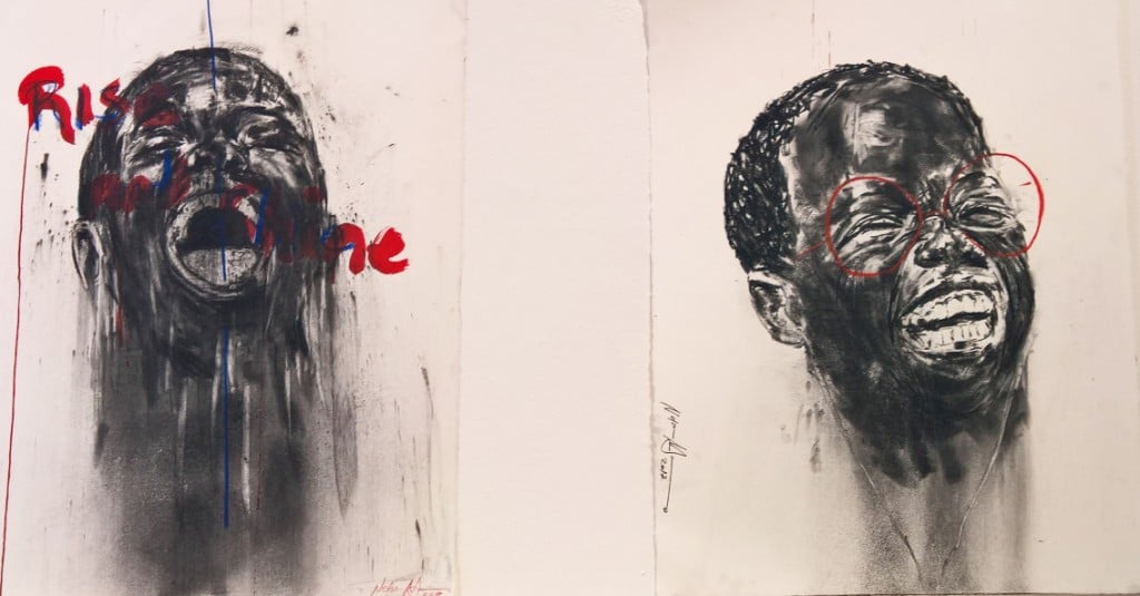 See no evil, hear no evil, speal no evil by Nelson Bakamo