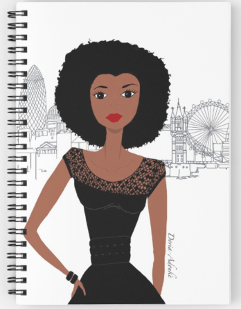 black girl notebook