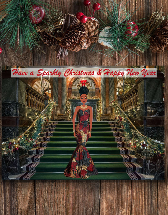 afrocentric christmas card