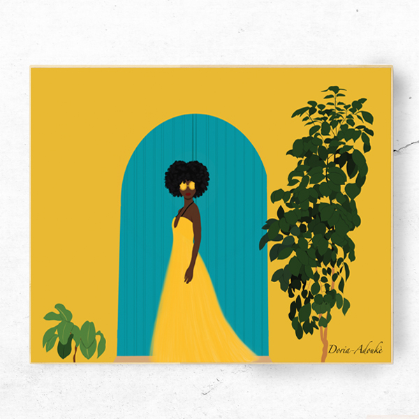 african-woman-art-print