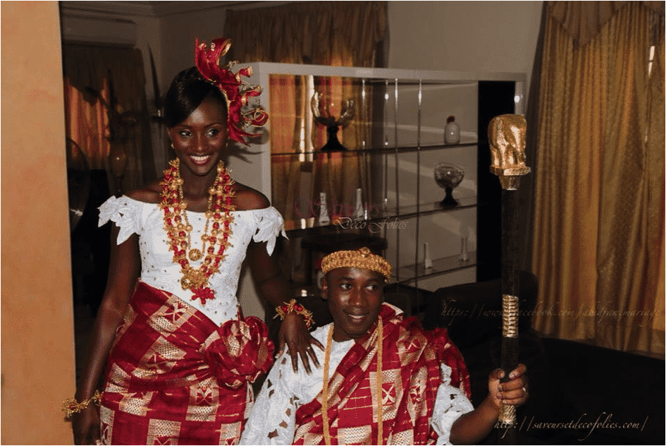The Akan Wedding Outfit Black And Beautiful