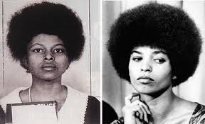 Assata Shakur and angela davis natural hair