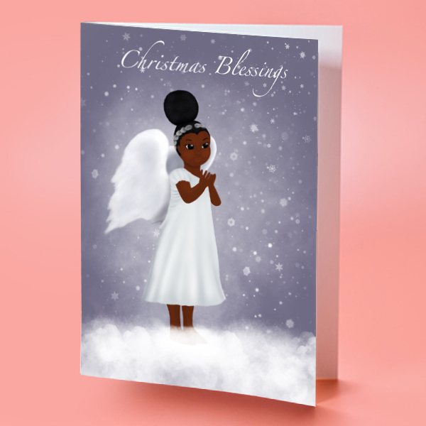 african american religious Christmas card